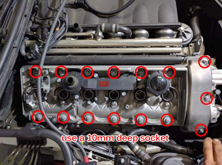 E46 valve cover gasket shop replacement